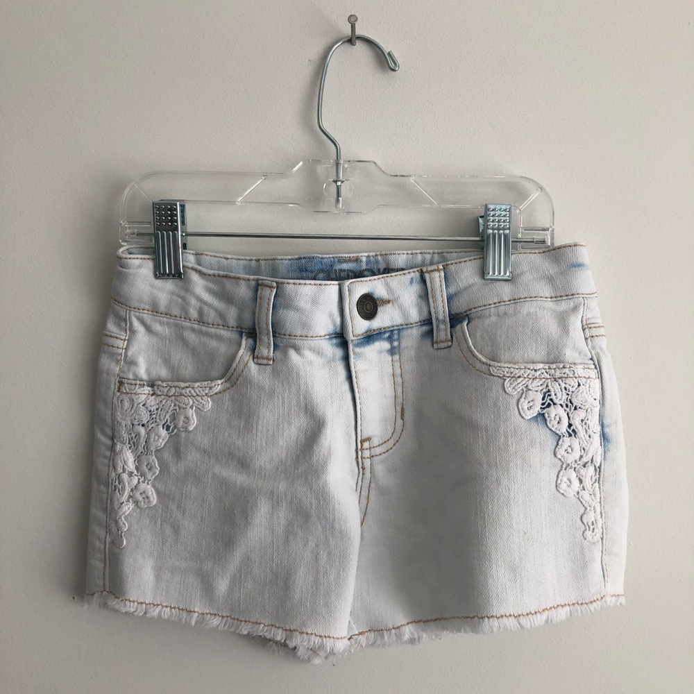 Girls jean shorts